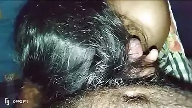 Poor girl gives a desi blowjob to her lover