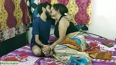 Indian new Milf stepmother and teen stepson amazing hot sex! with clear hindi audio