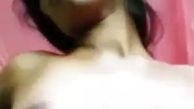 Today Exclusive- Shy Lankan Girl Showing Her Boobs