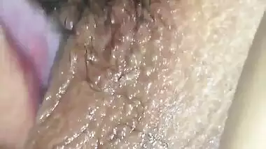 Close up wet pussy