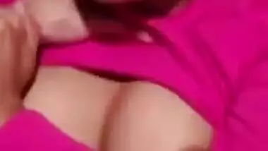 Indian big boob girl feeling pain in anal seex