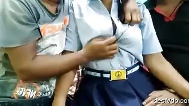 Two boys fuck college girl Hindi Clear Voice