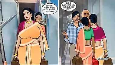 South Indian aunty Velamma Video 69: Railway coupling