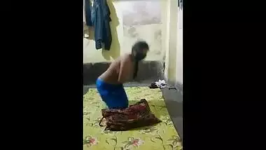 Village college teen making a porn video