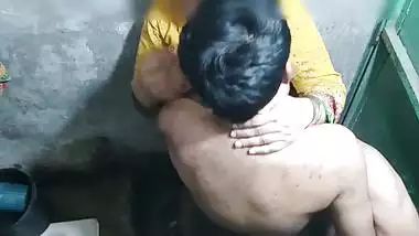 Sister-in-law fucking in bathroom with young brother