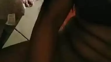 Horny Desi Tamil girl masturbating with bottle