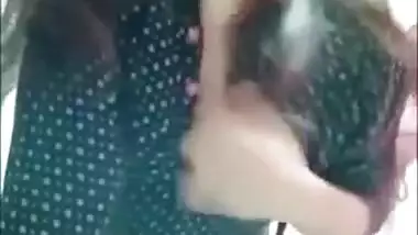 Guys wank off to this Desi XXX wife getting naked on camera from them