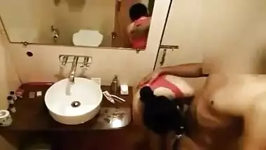 Fucking A Hot Bhabhi Inside The Toilet