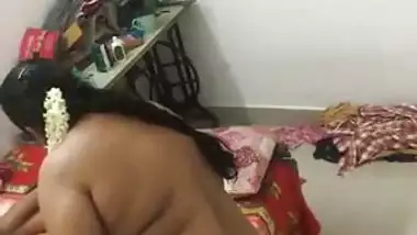 Telugu big boobs wife riding dick in hidden cam