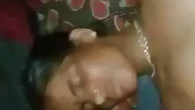 Young dick tasting mature Indian pussy