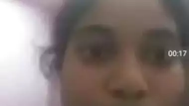 Indian couple on video call boobs show