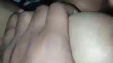 Super sexy hot desi girl big tight boobs getting sucked by lover and pussy fucking inside blanket latest video (Hindi audio)