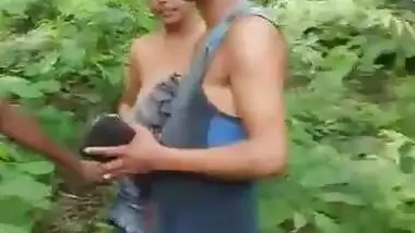 Desi Couple Caught Outdoor In Jungle