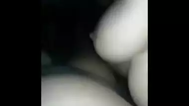 Desi aunty riding with Hindi audio