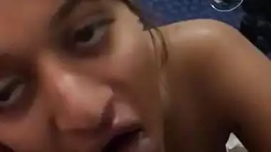 Nude Punjabi girl sucking her classmate’s penis