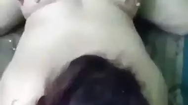Threesome sex of Bhabhi with Devar and his friend